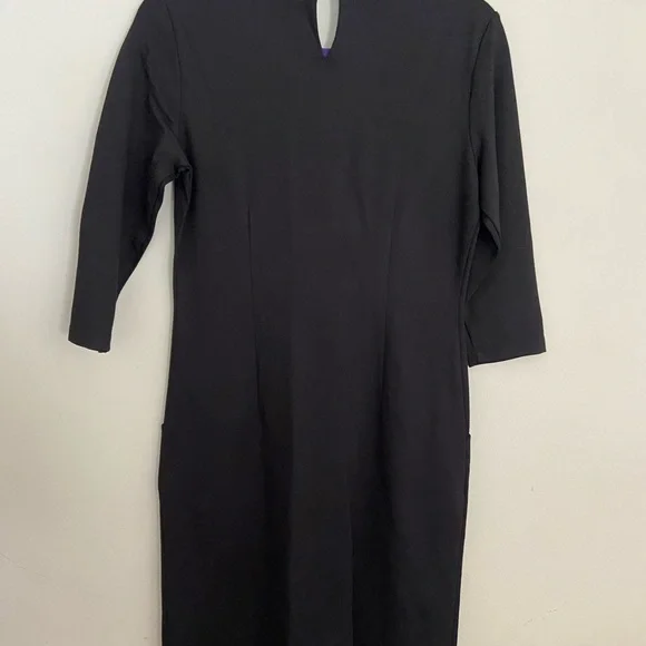NWT J McLaughlin catalyst dress solid black sz small - Picture 4 of 6